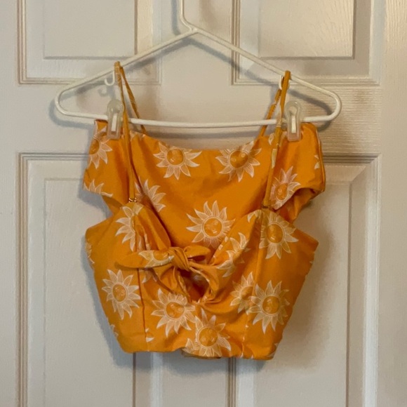 Zaful Women’s High Waisted Celestial Print 2 Piece Bikini Set Size Large (8-10) - Picture 2 of 13